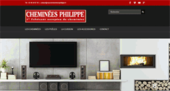 Desktop Screenshot of cheminees-philippe-roussel.fr